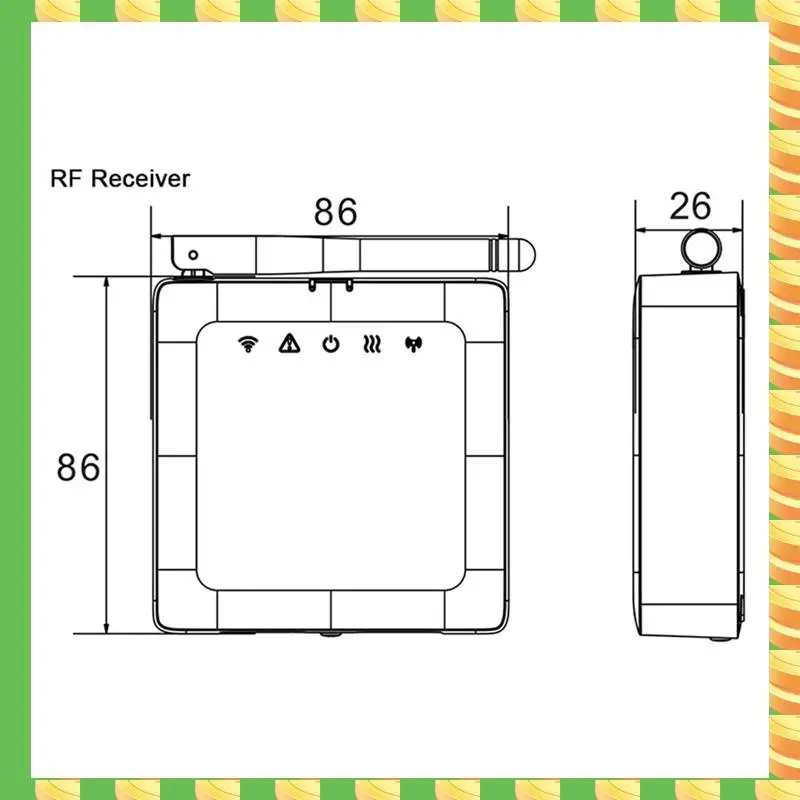 

AB53 Tuya умный Wi-Fi беспроводной термостат для газового котла, нагревательная батарея RF 433 МГц термостат, регулятор температуры Alexa