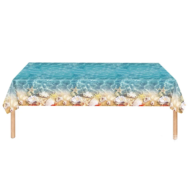 10 Gäste Welle Wellen Party Einweggeschirr Meer Strand Party DIY Seestern Muschel Sommer Geburtstag Babyshower Zubehör – Detail 6