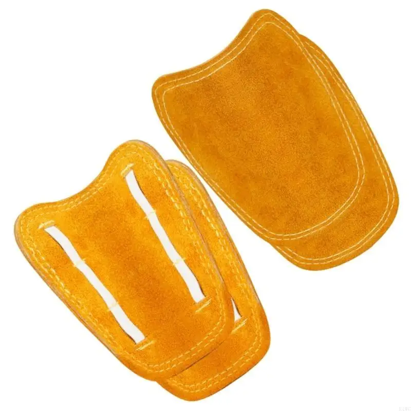 

Удобные кожаные чехлы для сварочных ботинок с защитным рукавом от пламени и брызг, подходят для различных рабочих мест 2 шт.