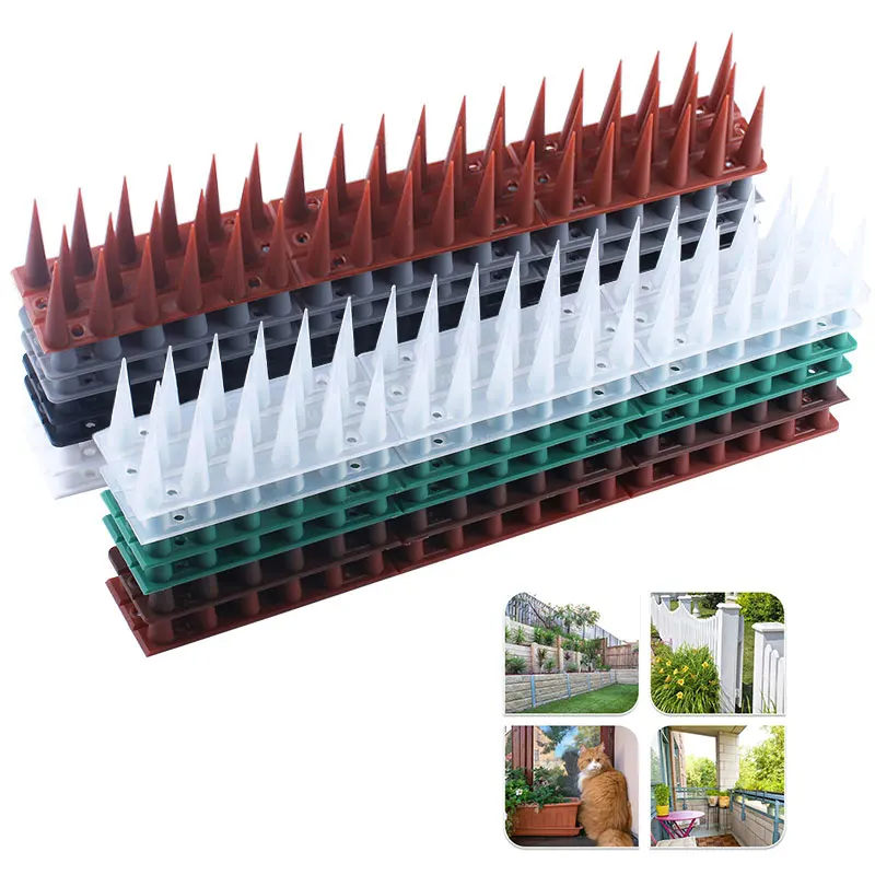1Pc Fence Wall Spikes Garden Security Repellent Burglar Anti Cat Climb Bird Protect Balconies Railings
