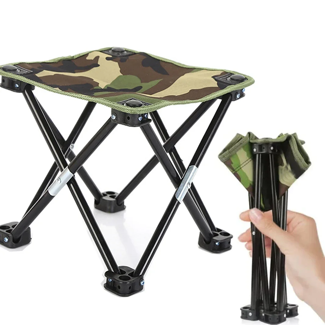 Folding Small Stool Bench Stool Portable Outdoor Mare Ultra Light Subway Train Travel Picnic Camping Fishing Chair Foldable