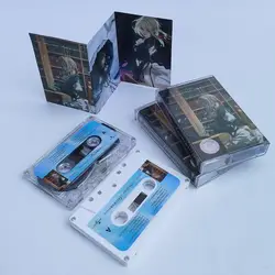 New Violet Evergarden Music Tape Gilbert Bougainvillea Cosplay Anime Soundtracks Box Cassettes Car Walkman Tape Party Music Gift