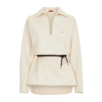 CHCH Women Elegant Solid Blouse Spring Summer Casual Long Sleeve V Neck Loose Shirt Office Lady Tunics Fashion Tops 2025 - Image 3