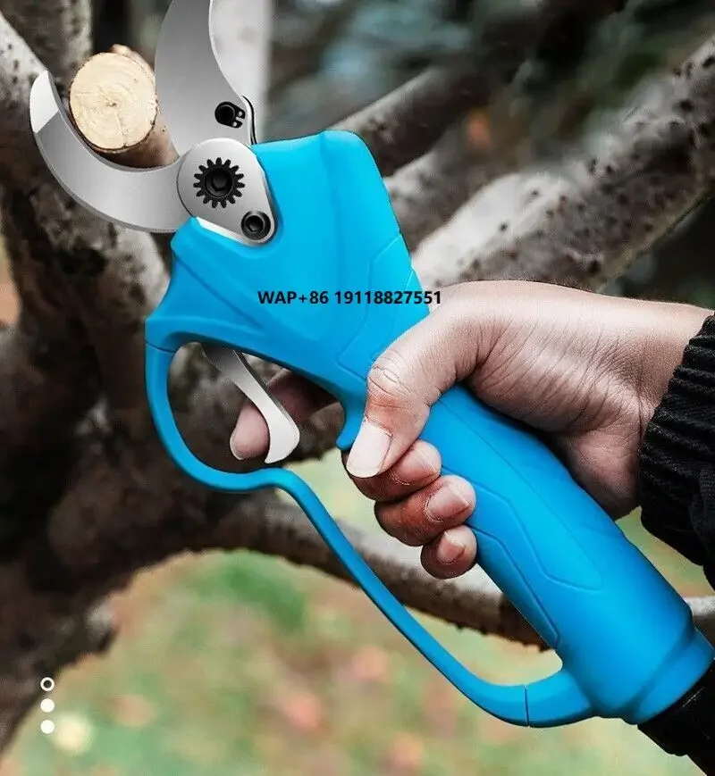 40MM Lithium Electric Pruning Shears Garden Tree Secateur Trimmer