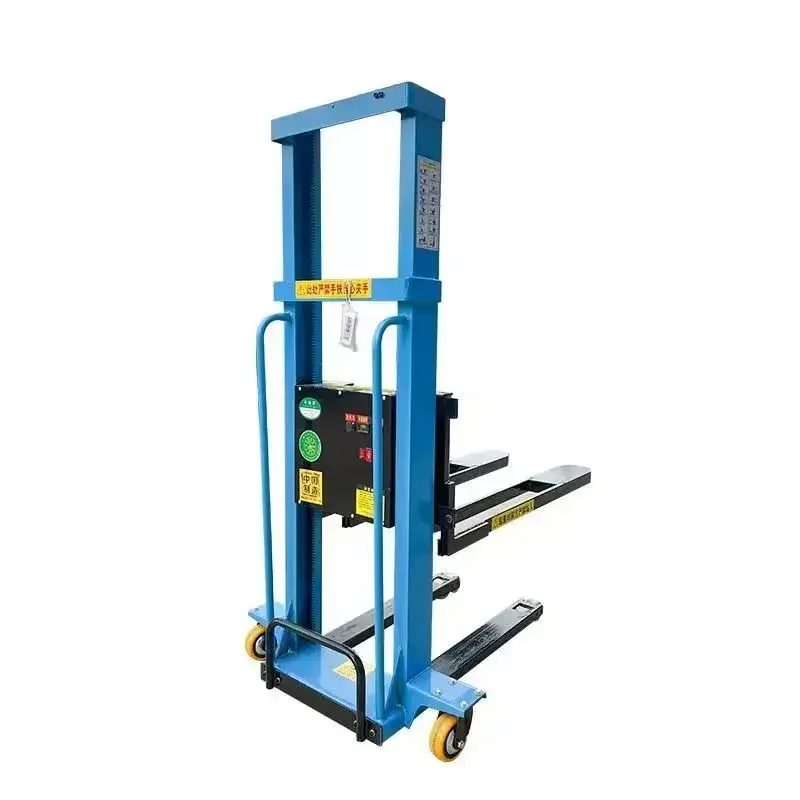 

Hydraulic Small Hand Remote Control Electric Forklift Manual Portable 500kg 1000kg Hand Forklift