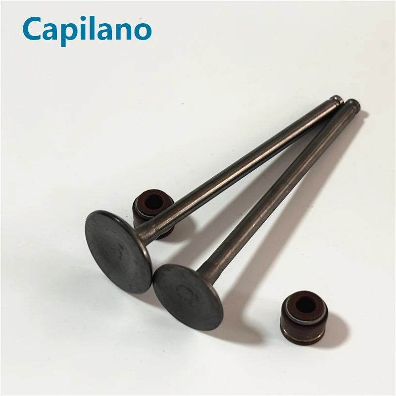 22 مللي متر أجزاء محرك الدراجة النارية مجموعة جذع الصمام مع دليل الصمام لـ HYOSUNG 250cc GT250 GT250R GV250 GT GV 250