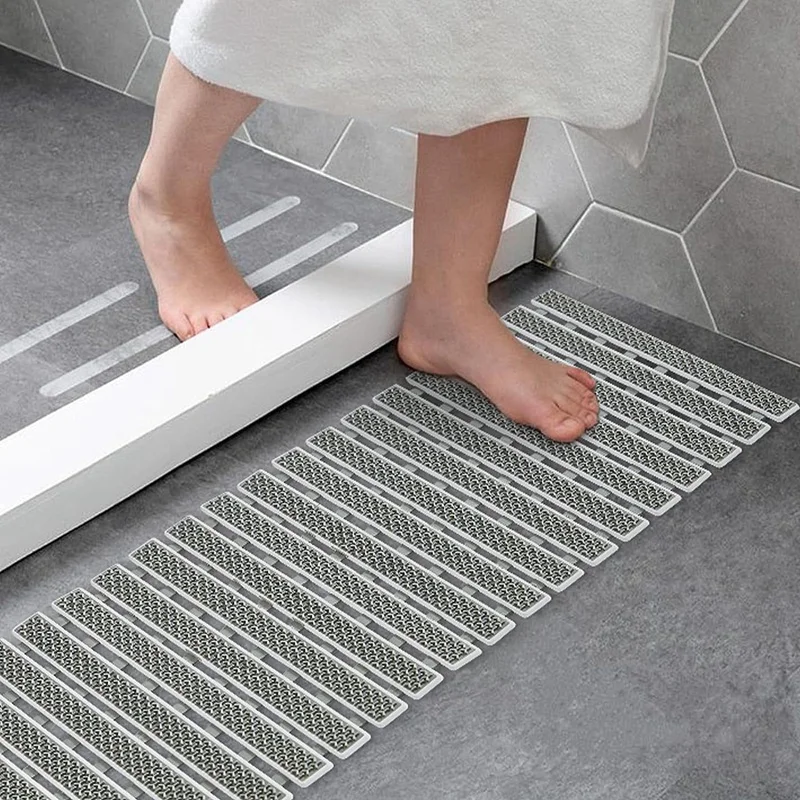 Bathtub Mat Shower Mat Nonslip,Anti-Slip Bath Mat For Bathtub Shower Mats For Inside Shower, Bath Mats For Bathroom Grey Durable