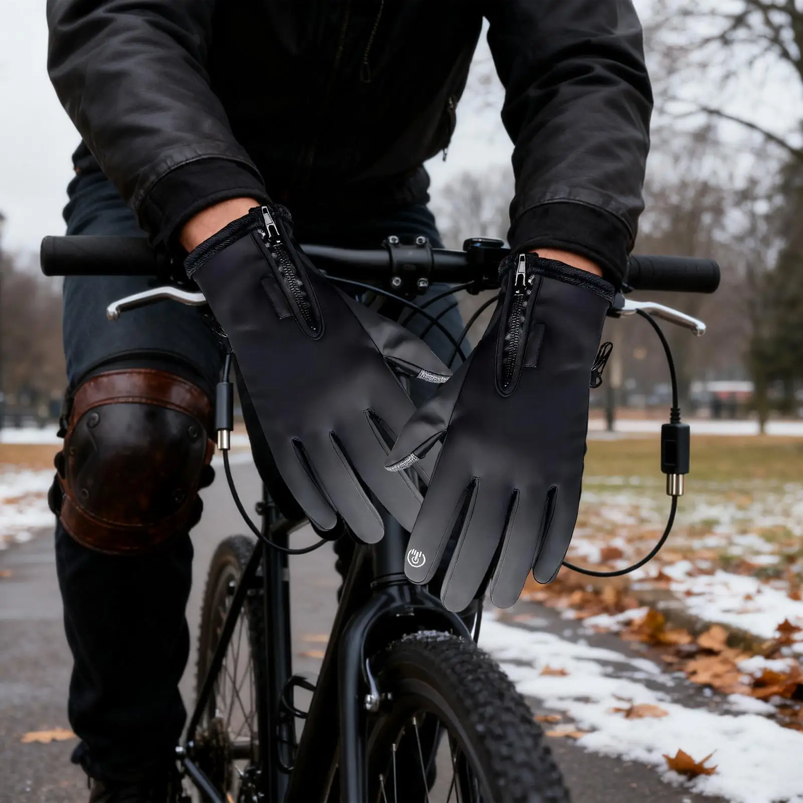 

Skiing Heated Gloves Winter Warm Gloves Outdoor Non-slip Heated Gloves Waterproof Touch Screen Motorcycle Cycling Gloves ﻿