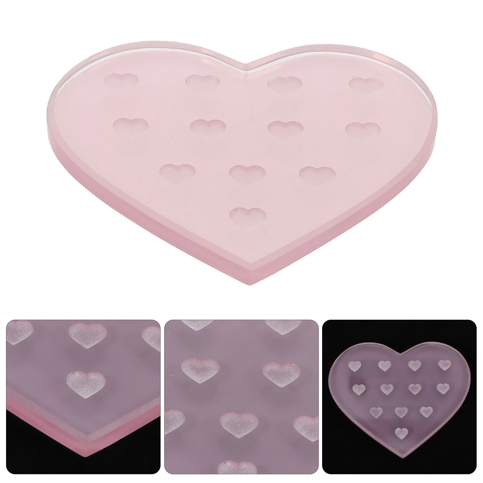 

Grafting Eyelash Plates Durable Glass Gasket Easy Professional Home Use Lightweight Compact Design