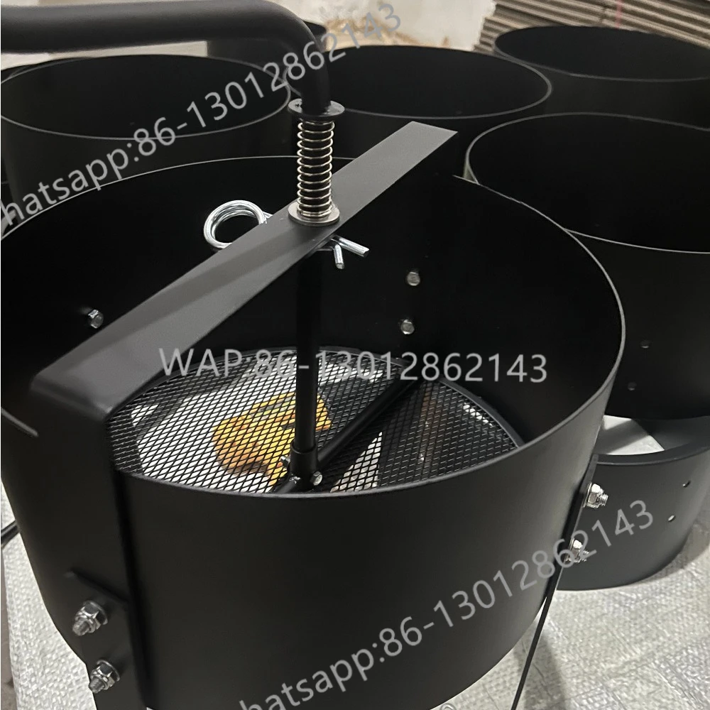Amazon Rotating Soil Sieve Compost Mesh Sieve Filter Garden Potted Metal Dust Sieve
