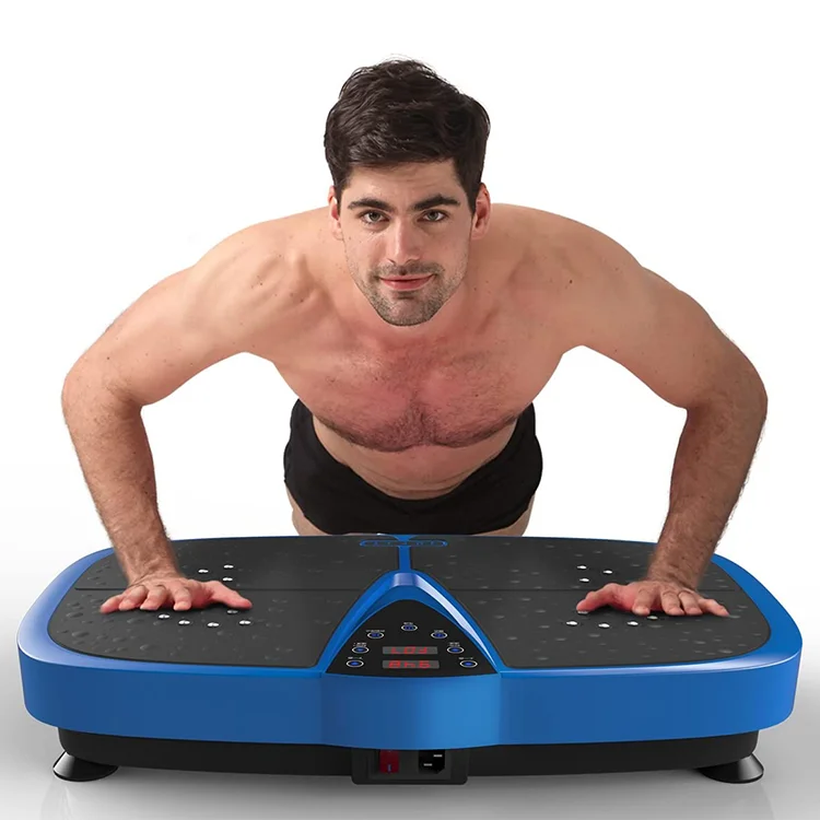 

New home fitness equipment crazy fit massage vibration exercise plate machine 200KG