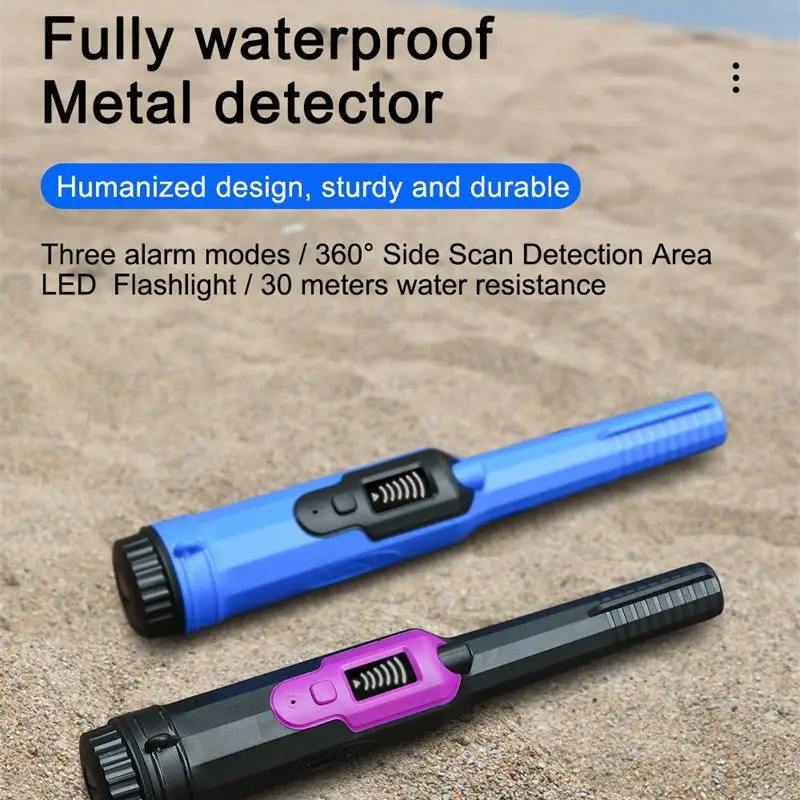 Metal Detectors Pinpointer Lightweight Portable Waterproof Handheld Pinpointer with Belt Holster Treasure Hunting Tool Accessori