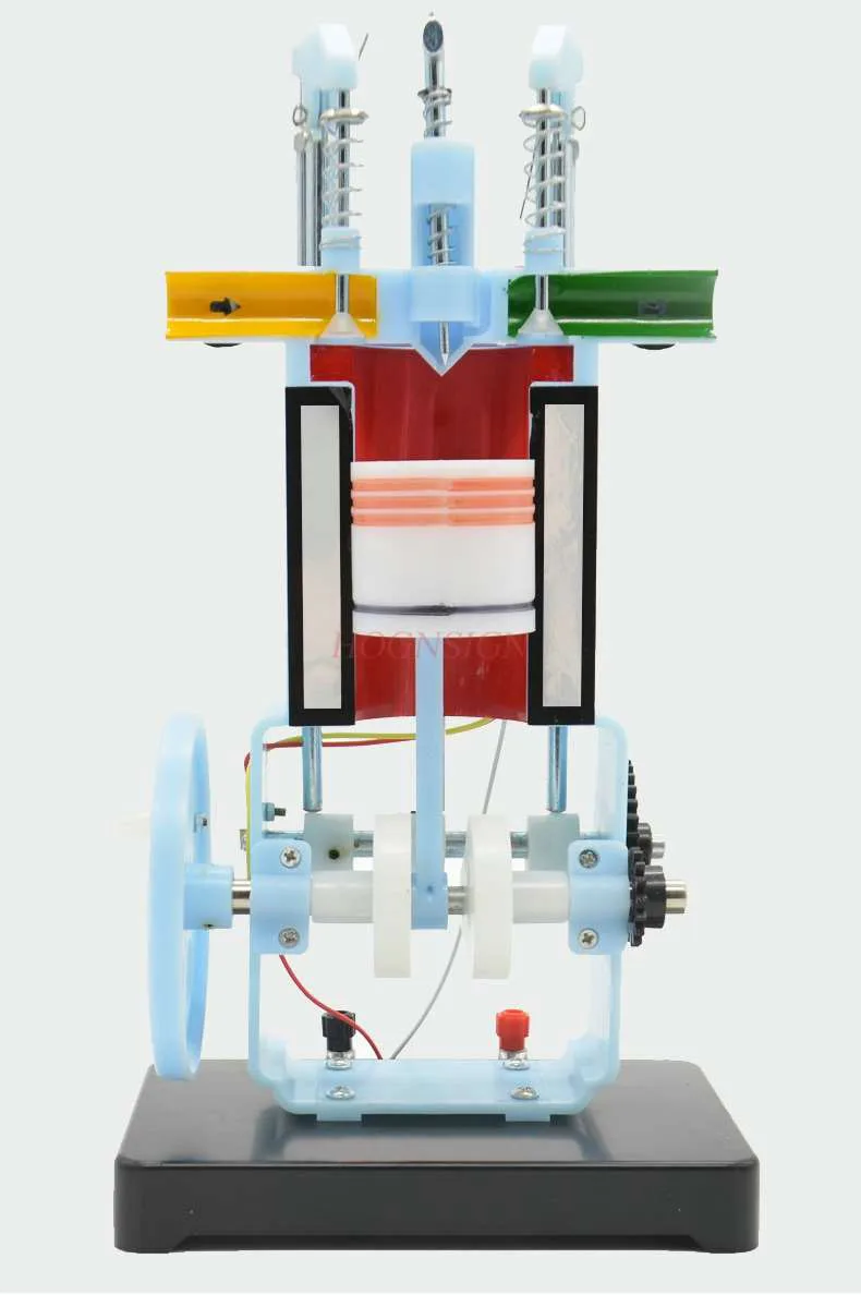 العلوم مواد الإنتاج الصغيرة نموذج محرك الديزل مبدأ محرك الاحتراق الداخلي هيكل مبدأ العمل جونيور