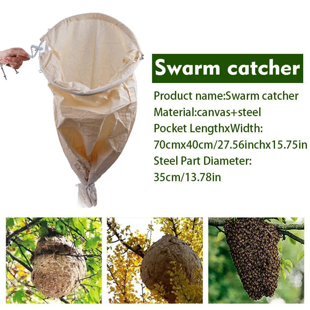 

Swarming Catcher Gather Beekeeper Tool Swarm Beekeeping Equipment Hive Cage Honeybee Bee Cage Beekeeping Bag