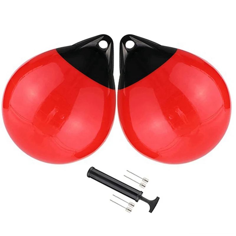 1 Set Mooring Buoy Boat Fender Ball Round Anchor Buoy Dock Bumper Ball Inflatable Boat Replacement Small Sailing Boat, Ski Boat