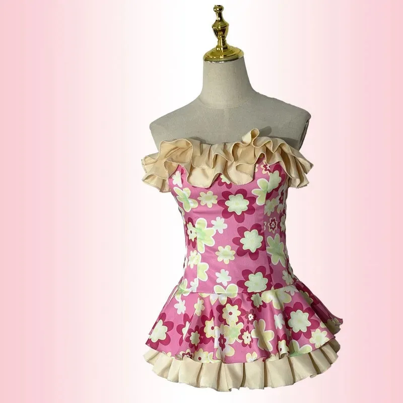 Аниме Хосимия Ичиго Айкацу! Косплей Костюм парик Девушка лето каваи цветок Пляж сексуальный купальник Платье для женщин Хэллоуин костюм