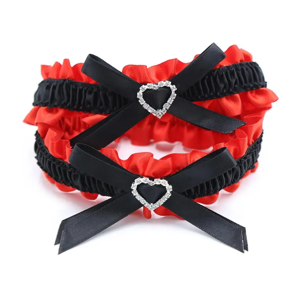 Jarretière en dentelle avec nœud pour femme, lingerie sexy, crochet de jambe Bsie M Bondage, accessoires de bondage fétiche, cadeau jouet, 7.0