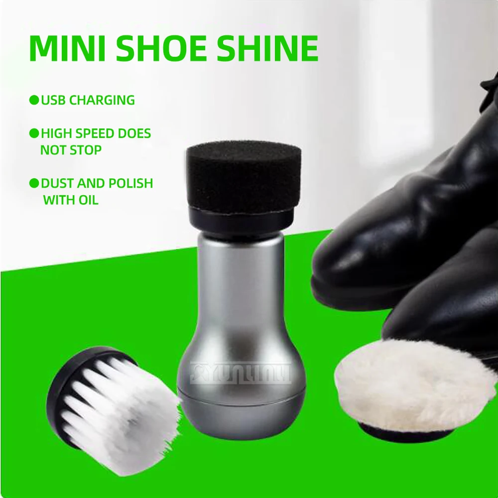 eElectric Shoe Polisher Brush Leather Care Smooth Polishing Electric Shoe Polishers Machine Household Portabl