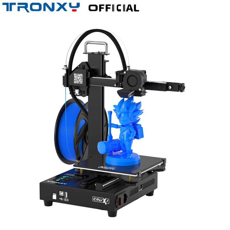 Tronxy CRUX 1 3D Printer FDM Double Metal Guide Rail Direct Extruder Continuation Print Resume 3d Printing Kit 180*180*180mm