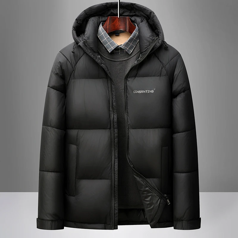 Winter New parka Fashion Thick Warm Cotton Jacket Men's Casual Loose Sports Plus Large Hooded coat