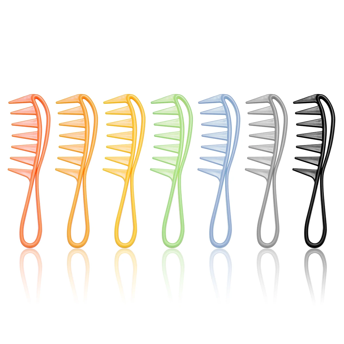 Large tooth hair comb professional salon tool for hair styling and grooming
