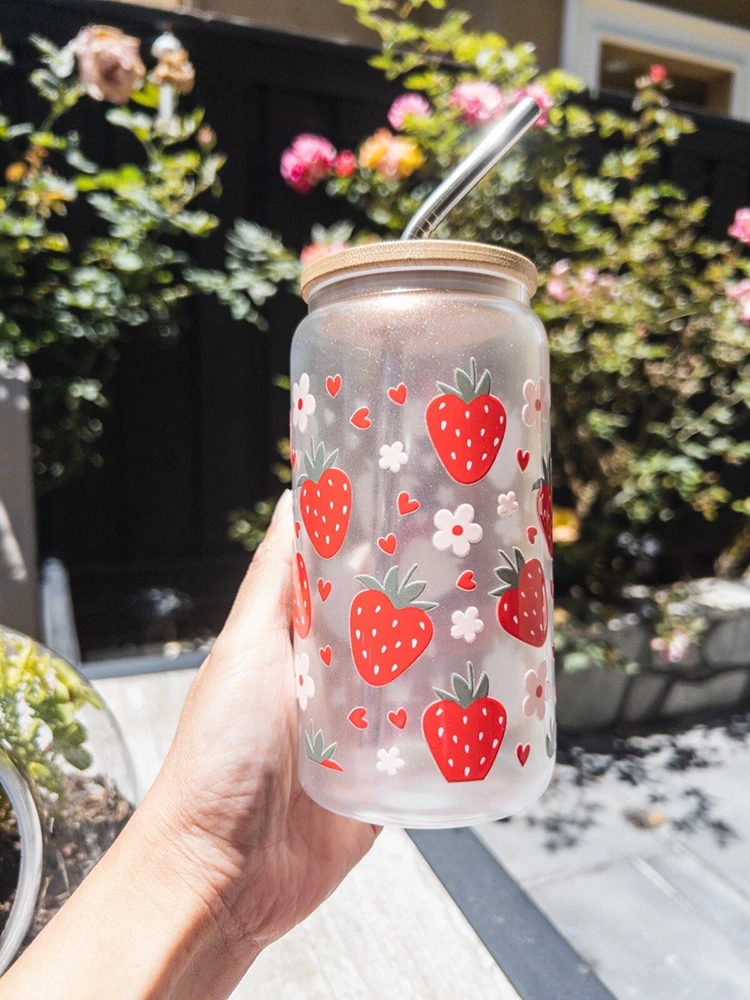 Autocollants de transfert UV DTF pour gobelets de Noël, motif Stitch, 16 oz, prêts à appliquer, imperméables, pour gobelets en verre Libbey.