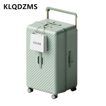 KLQDZMS-Valise à roulettes de grande capacité, Valise à roulettes universelle, ABS + PC, Essentiels de voyage familiaux, 22 po, 24 po, 26 po, 28 po, 30 po