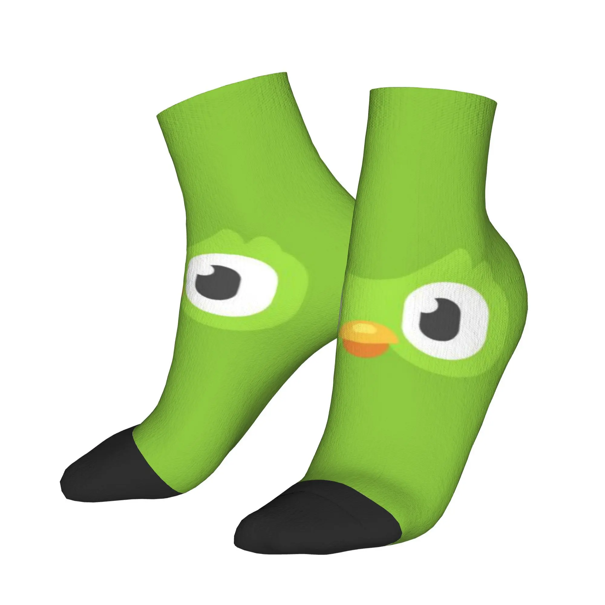 

Носки Duolingo Owl Duo, супер мягкие чулки в стиле Харадзюку, всесезонные носки, аксессуары для подарков унисекс