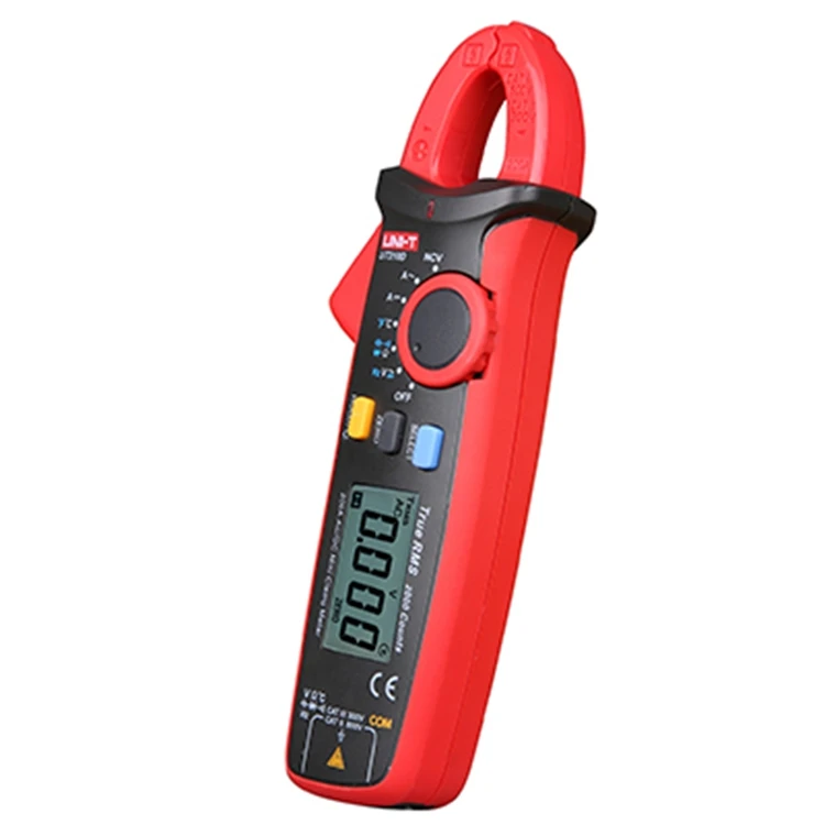 UNI-T UT210D Digital Clamp Meter True RMS Voltage Resistance Capacitance Multimeter Temperature Measure Auto Range Electrical