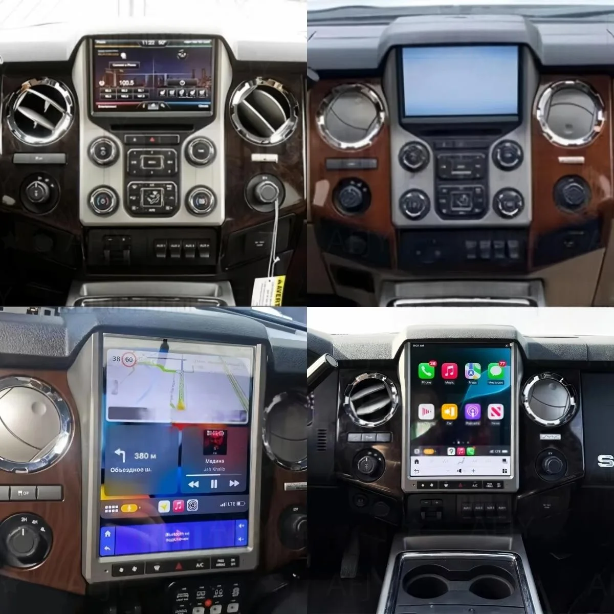 HU 12.1Inch Android For Ford F250 F-250 2013-2016 Car Radio Gps Radio Bluetooth DSP Android Auto Stereo 4G Wirless Carplay Navi