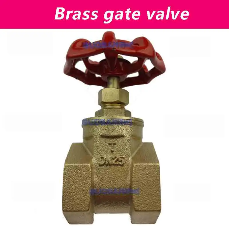 

1/2" 3/4"1" Female To Female Thread Two Way Brass Gate Valves DN15 20 25~50 Water Valve Switch Valve Internal Thread Gate valves