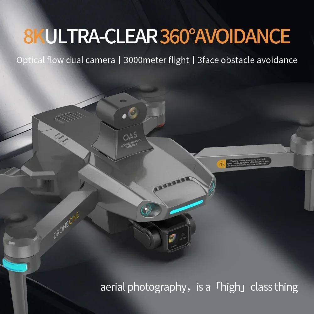 S808 PRO2 Drone 5G GPS Trajectory Flight Professional 8K Dual Camera 3-axis Anti-Shake Gimbal Obstacle Avoidance Wifi FPV Drone