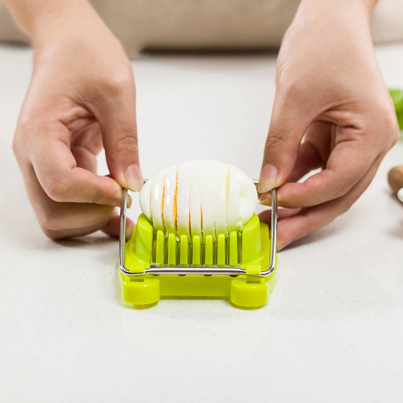 Accessori da cucina affettatrice per uova Chopper taglierina per insalata di frutta in acciaio inossidabile utensili per uova robot da cucina