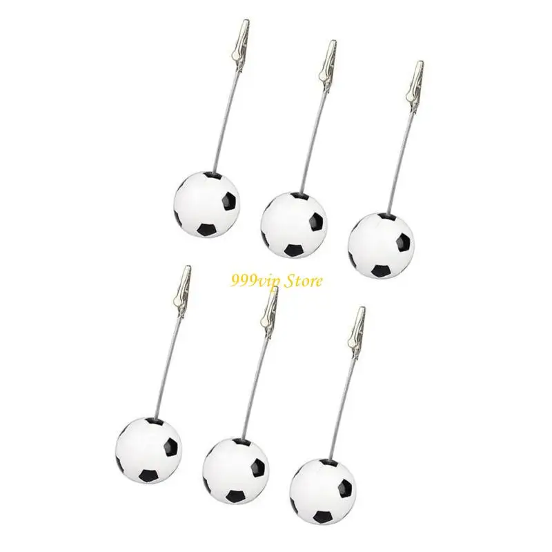 C90C 6Pcs Resin Card Holders Memo Clip Holders Table Number Clip Holders Note Clip Holders Name Cards Photo Stands for Office