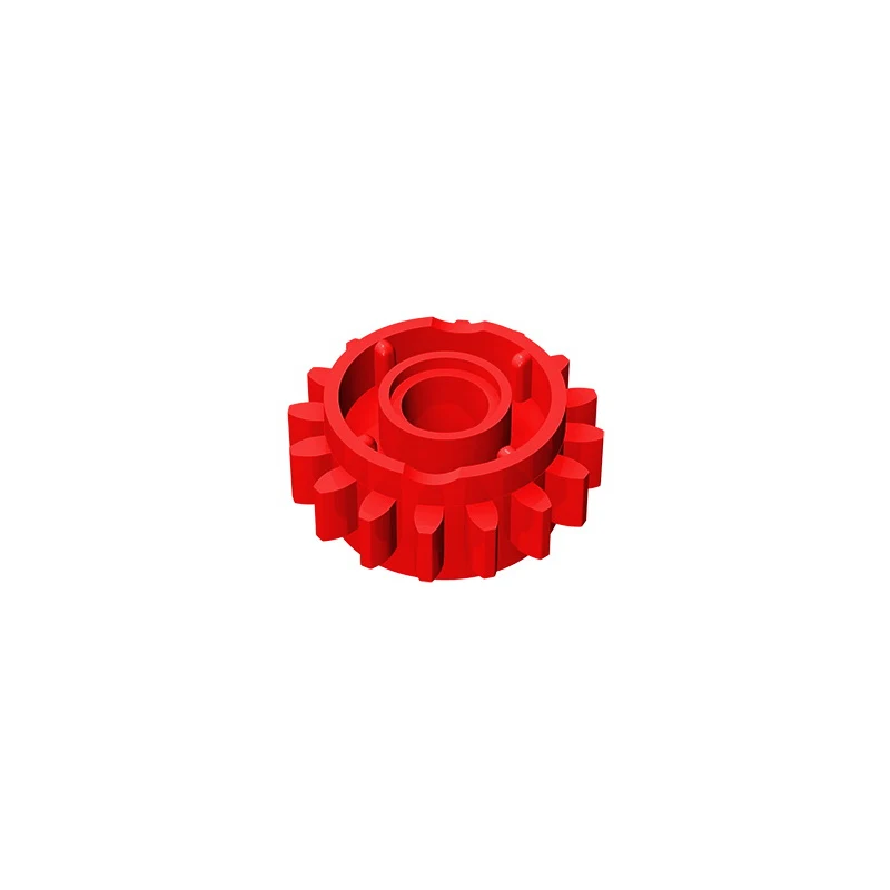 Gobricks GDS-1106  Technical, Gear 16 Tooth with Clutch on Both Sides compatible with lego 18946 pieces of children's DIY