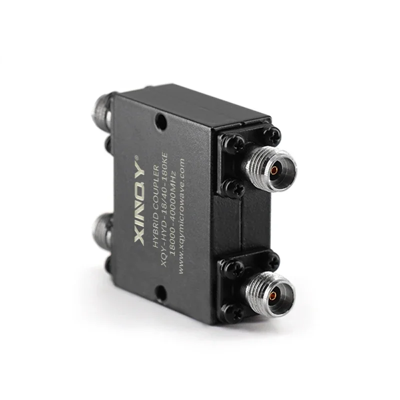 ตัวรวมสัญญาณไฮบริด XINQY 2 เข้า 2 ออก 18000~40000 เมกะเฮิรตซ์ ขั้วต่อ 2.92 มม.-ตัวเมีย 50 โอห์ม ตัวเชื่อมต่อไฮบริด 180/90 องศา