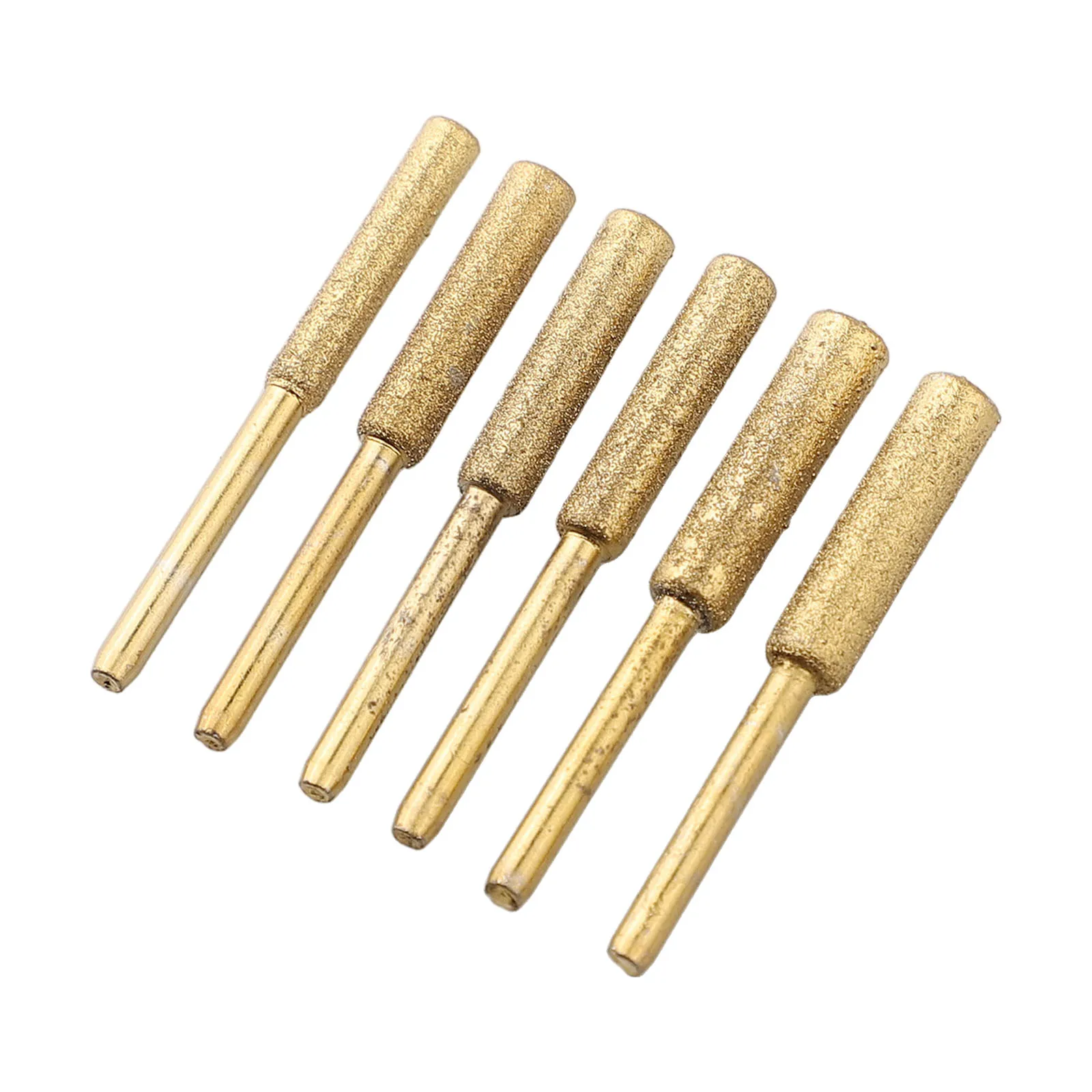 Afilador de motosierra, lima de piedra, rebaba cilíndrica, motosierra Ener 4/4,8/5,5mm, herramientas de tallado y molienda, 6 uds.