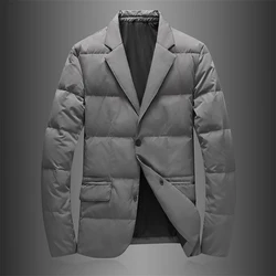 2024 new arrival winter jacket 90% white duck down jackets men,mens fashion thicken warm parkas blazers male full size M-4XL