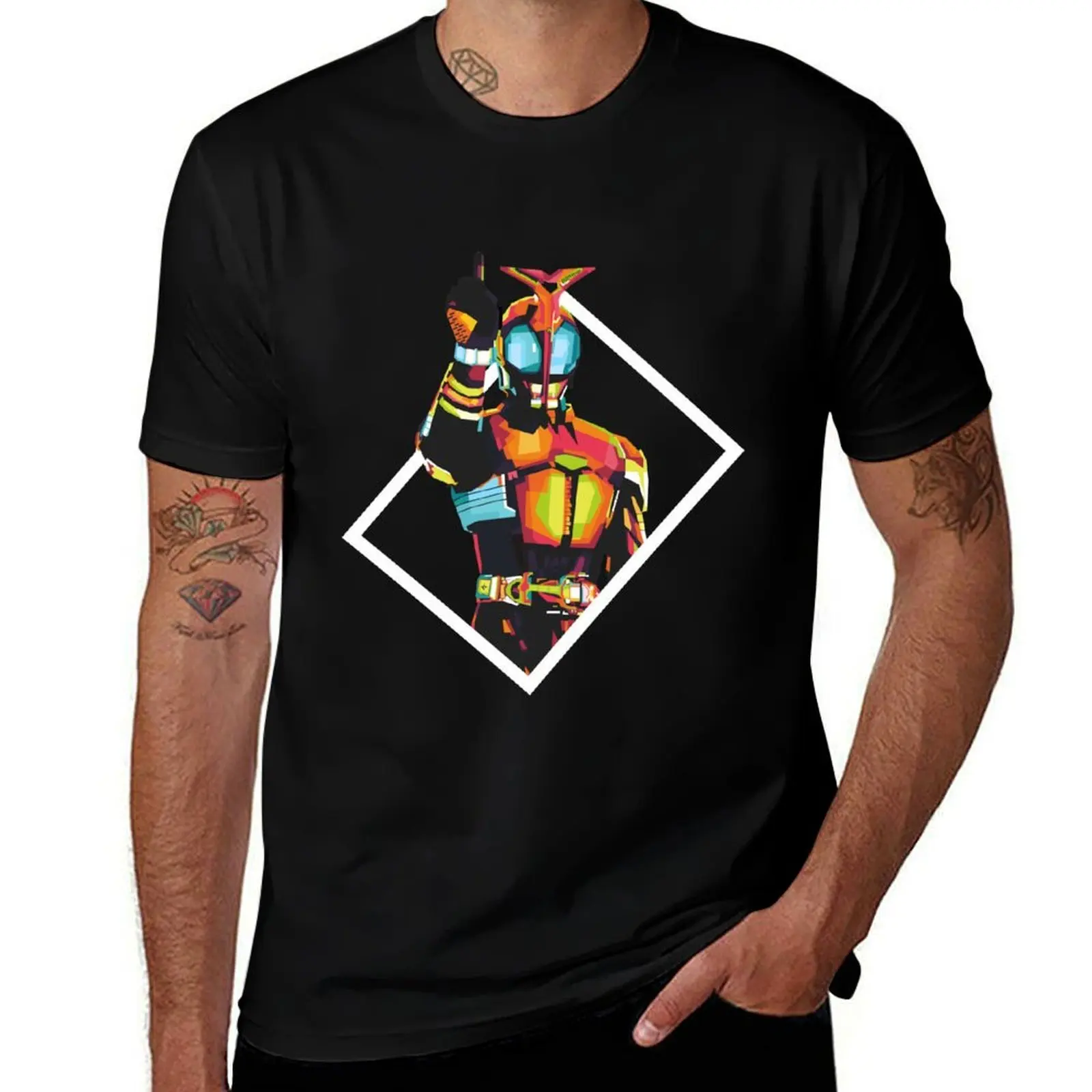 Kamen Rider Kabuto T-Shirt Sporty Casual Quick Dry T-Shirt