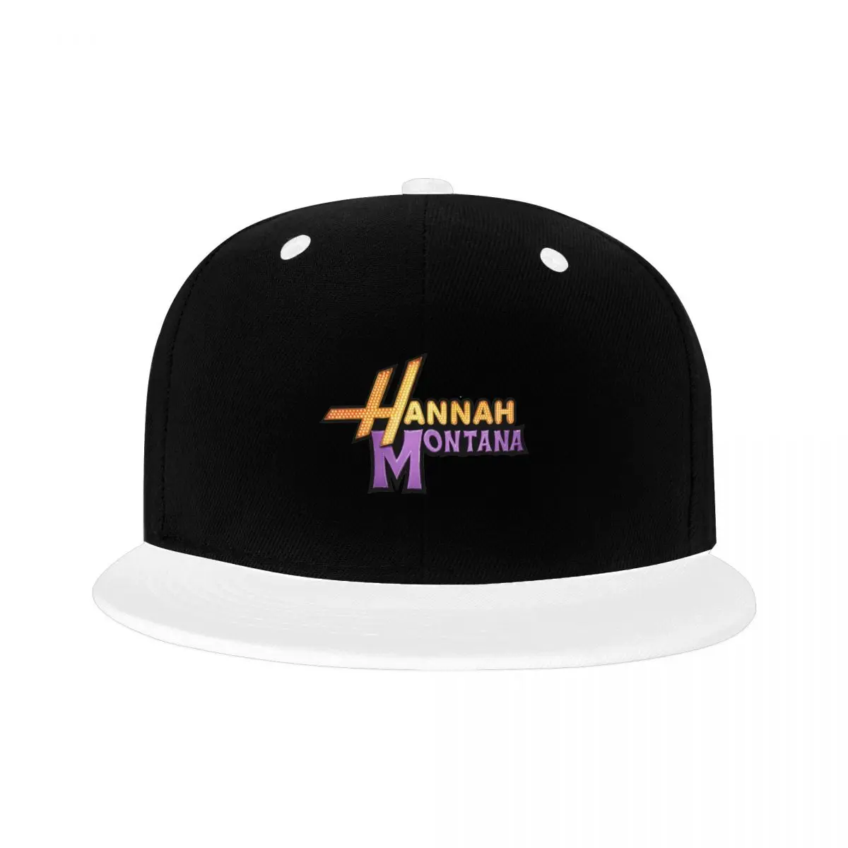 Hannah Montana Flat Brim Hat Embroidery Baseball Cap Hip Hop Hat