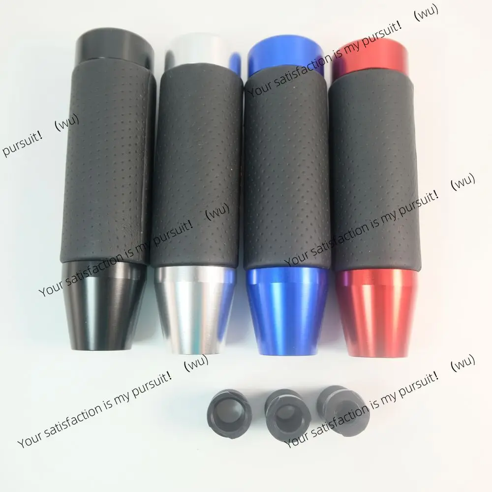 

Automotive universal manual transmission gear head 13CM manual leather transmission rod 18CM aluminum alloy manual shift head