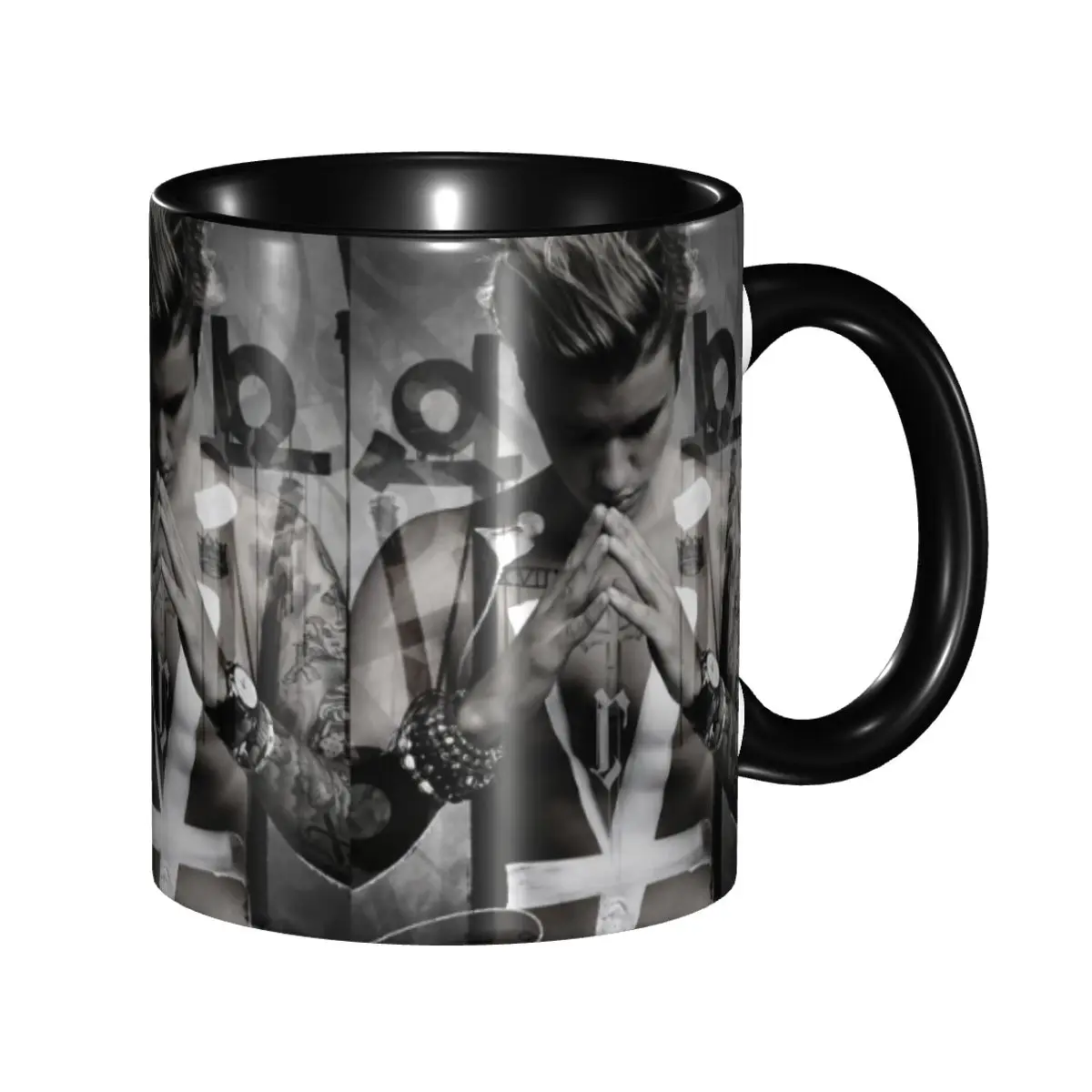 

Justin Bieber Music Singer Mugs Customized Ceramic Coffee Mug Cup Creative Present