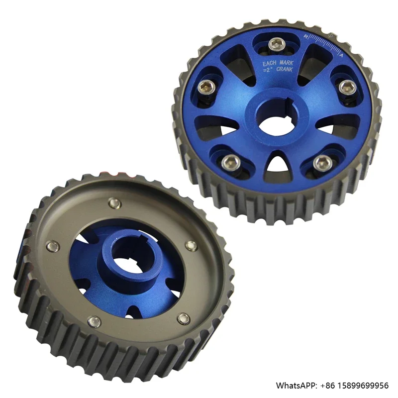 

Racing Cam Gear Pulleys for Del Sol 92-95 Si EG 92-94 EK 95-98 Type-R 97-00 B16 Integra Type R B18C