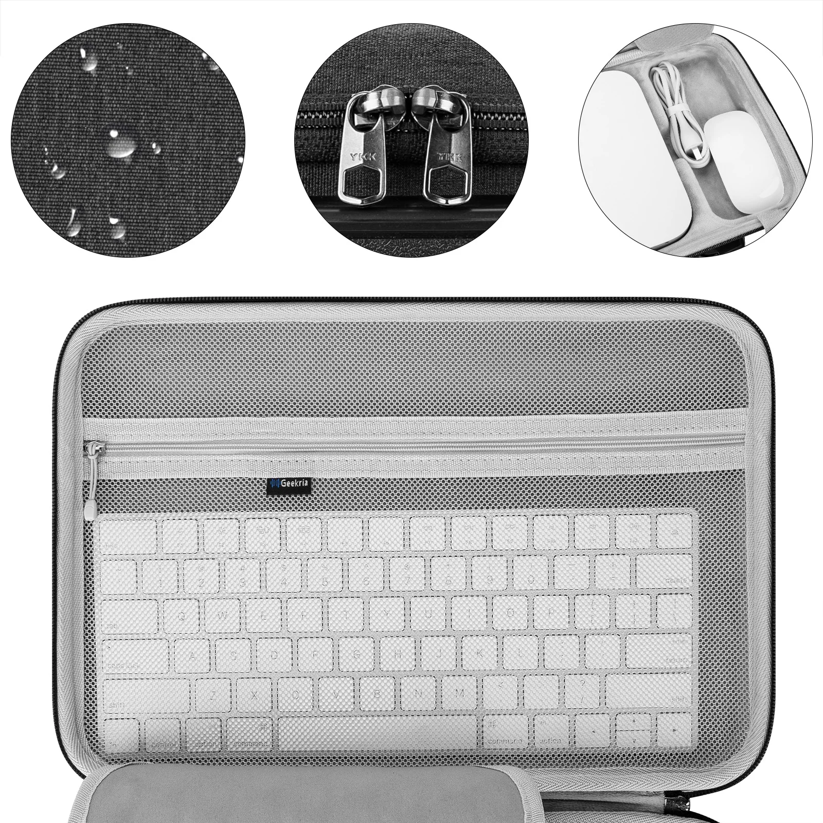 Geekria Hard Case Compatible with Mac Mini M2 Chip (2023)/Mini M2 Pro/Mac Mini M1, Fit for Keyboard, Magic Mouse and Accessories