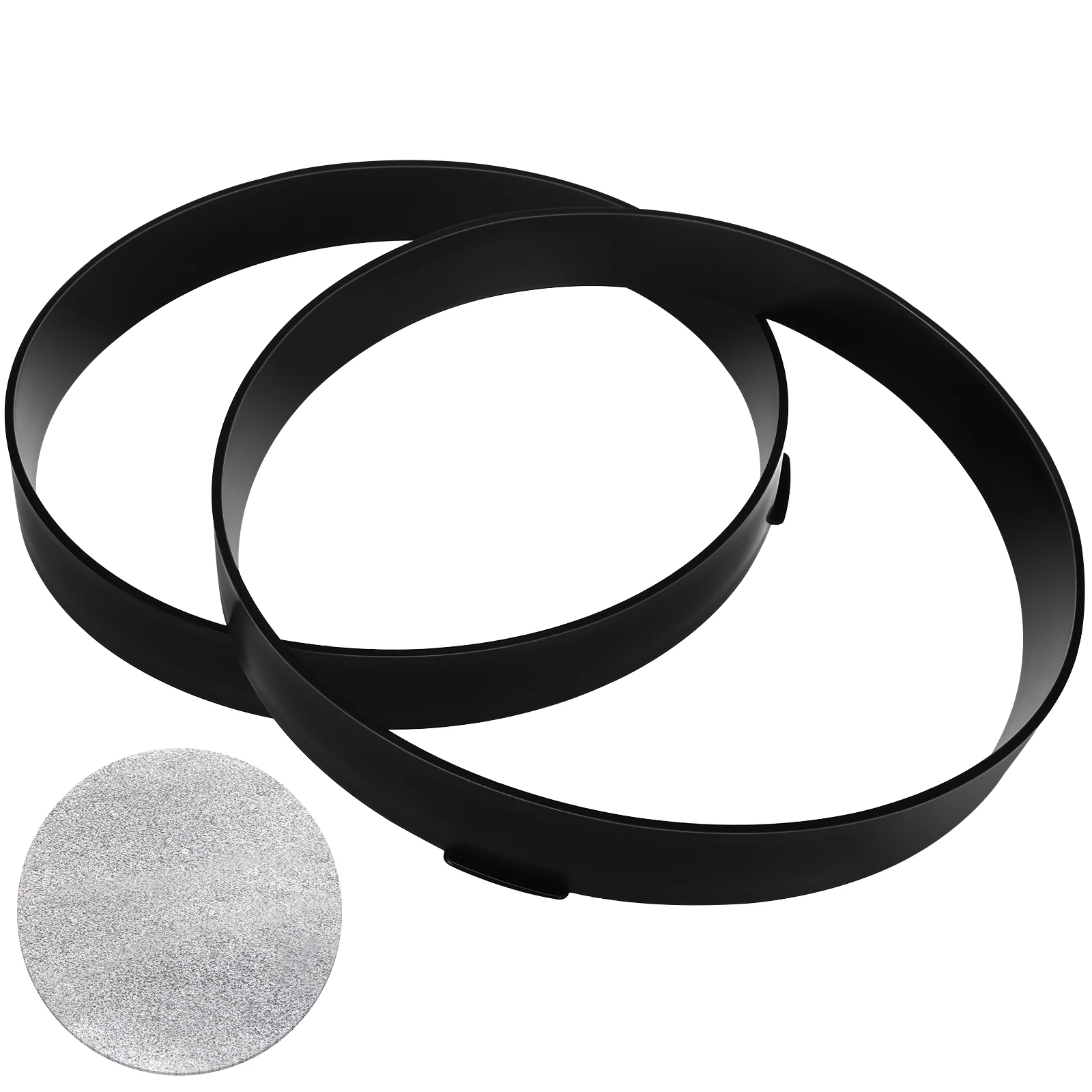 

2pcs Round Mold Durable Plastic DIY Garden Path Brick Making Tool Reusable Easy Clean Paver Floor Forms Cement Concrete