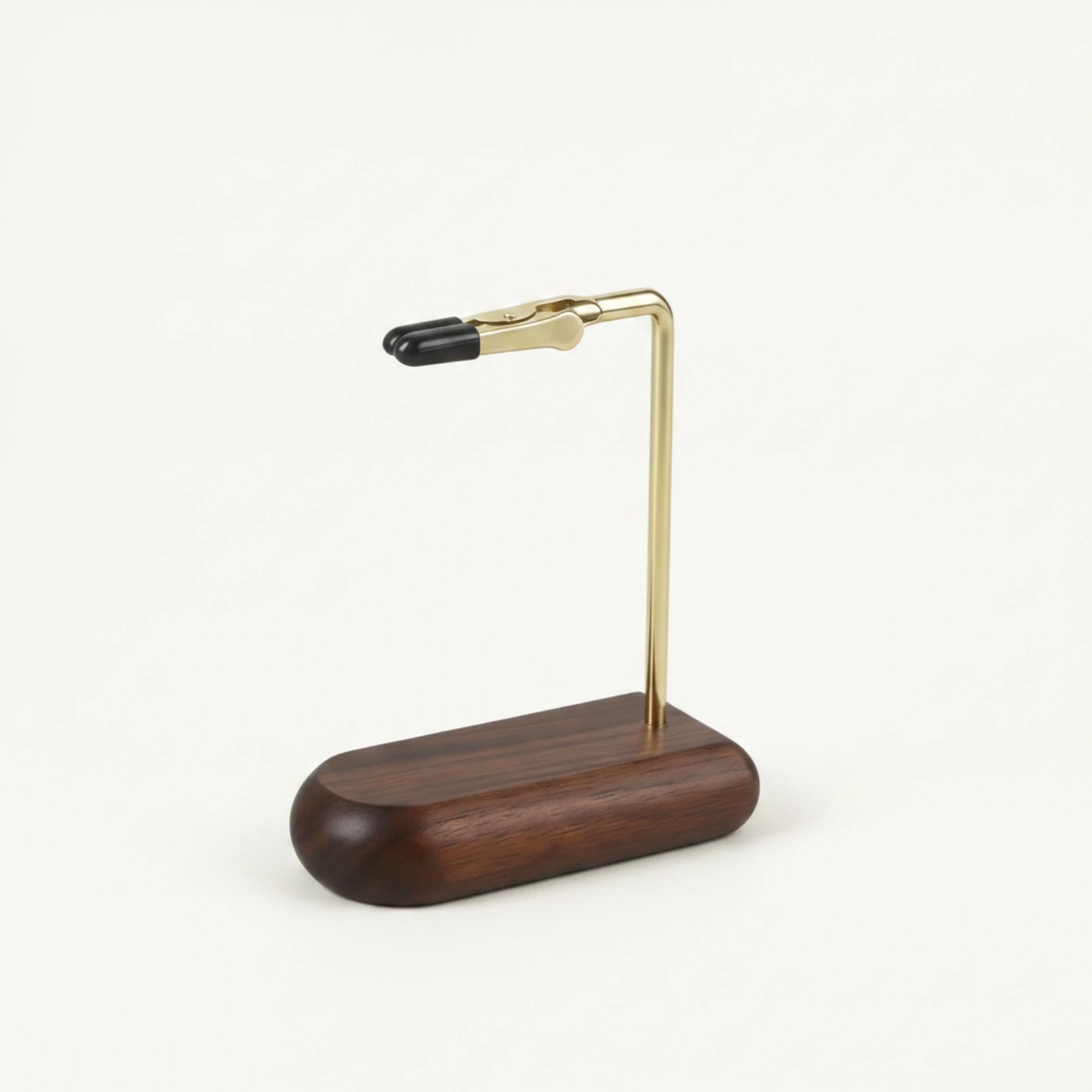 Bracelet Helper One-Handed Bracelet Fastener with Wood Base Jewelry Helper with Clip Tabletop Easy to Use for Dressing Table