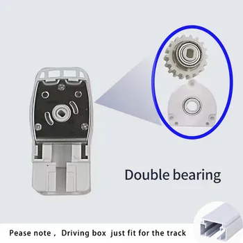 KT82/DT82 elektryczna szyna kurtynowa obudowa napędowa skrzynka pasuje do skrzyni biegów silnika tuya Dooya zigbee wifi