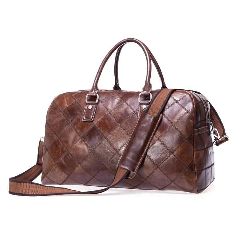 Echt Lederen Reistas Voor Heren Handbagage Duffle Casual Weekend Big Carry 'S Heren Dames