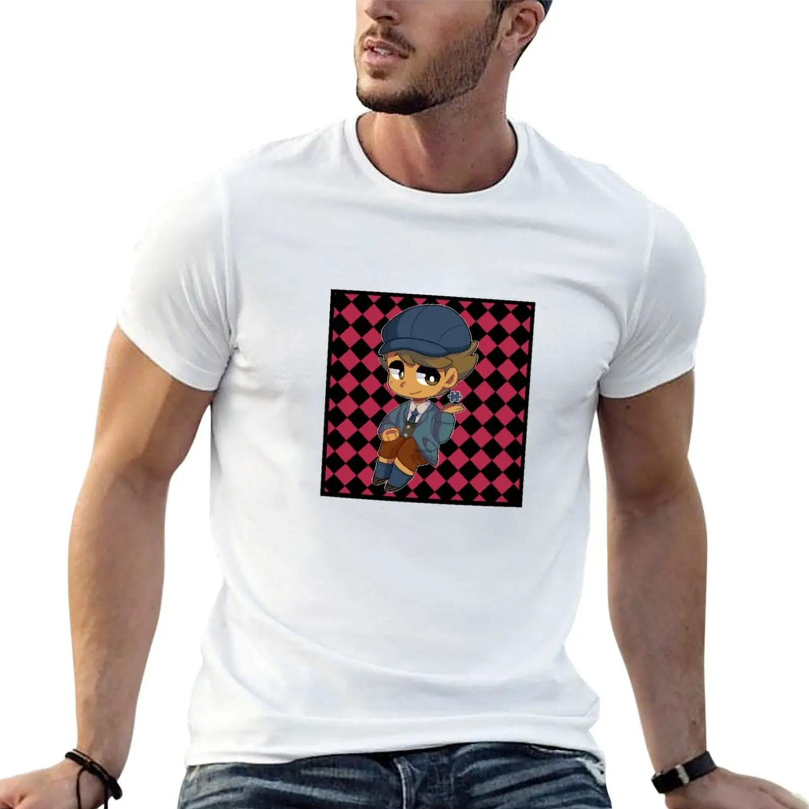 Clive Professor Layton T-Shirt Halloween Casual T-Shirt