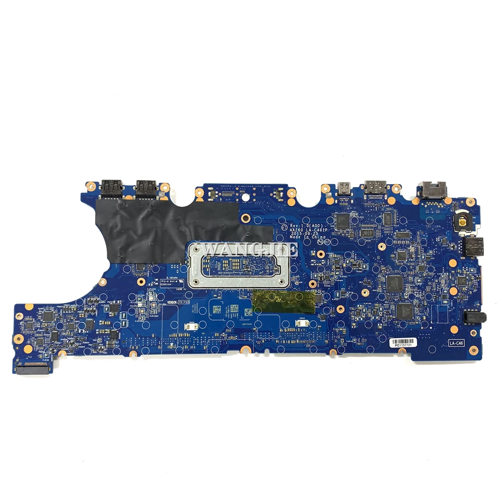 Laptop Motherboard For DELL Latitude 7470 E7470 SR2F1 I7-6600U Mainboard CN-0VNKRJ 0VNKRJ AAZ60 LA-C461P 100% Tested